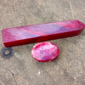 Stunning Super Flashy Red Moonstone Tower & Palm Stone